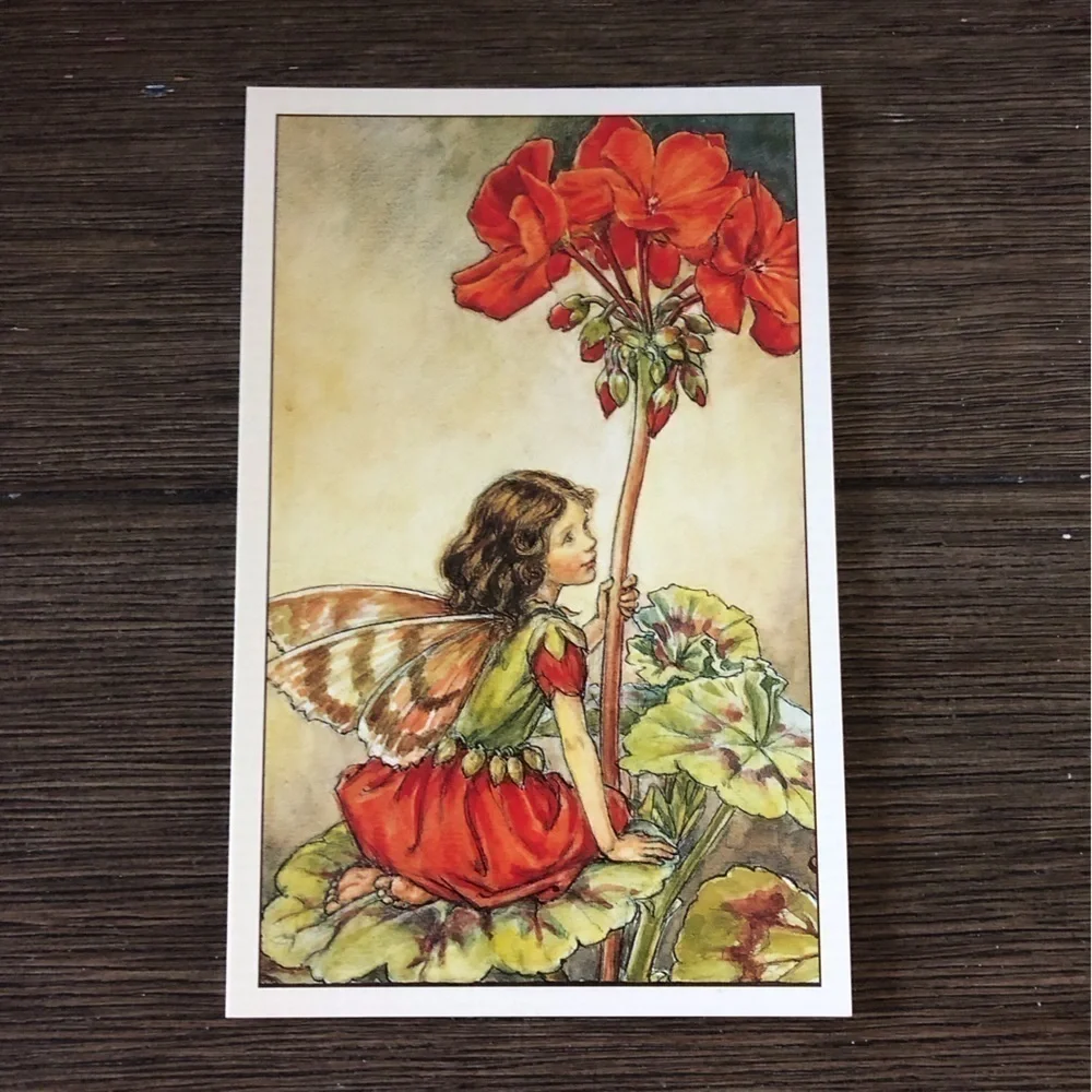 Garden Flower Fairies by: Cicely Mary Barker postcard set #16